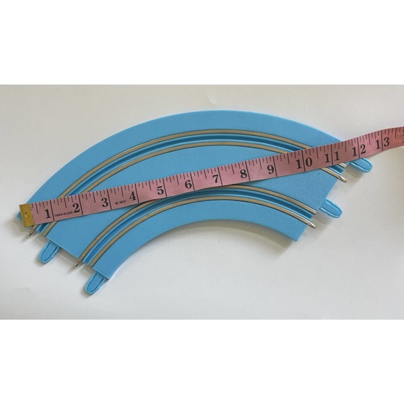 CARRERA TRACK Slot‎ Car Mario Brothers Blue Curves Straight UNTESTED Replacement - Picture 3 of 11